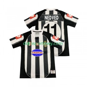 Koszulka Juventus NEDVED 11 2003 Retro Domowe Koszulki Piłkarskie 2002 Krótki Rękaw